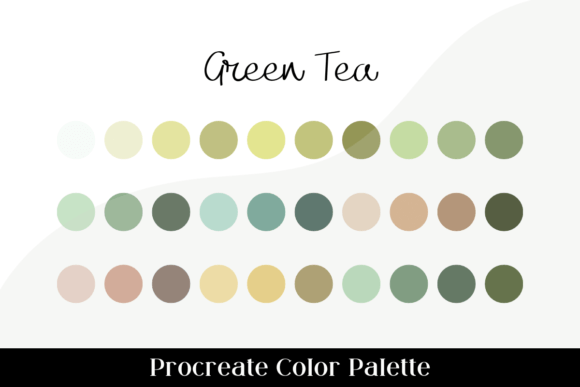 Discovering the Green Procreate Color Palette for Natural Design