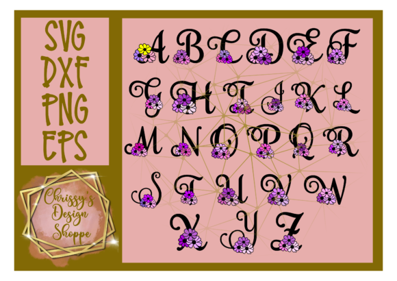 Floral Monogram Color and Outline: A Designer's Guide to Creative Flexibility