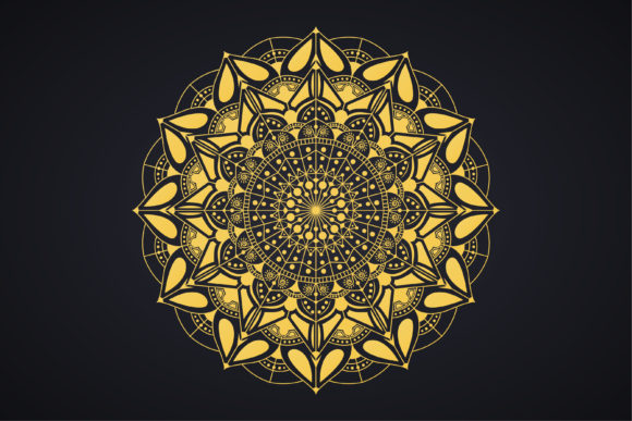 Gold Mandala Design: Luxury Vector Art for Your Brand