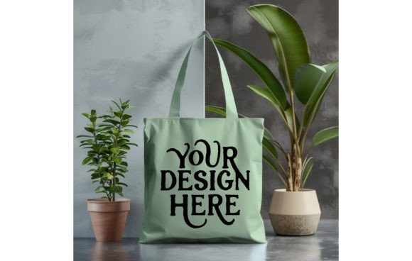 Light Green Tote Bag Mockup: Your Design's New Best Friend