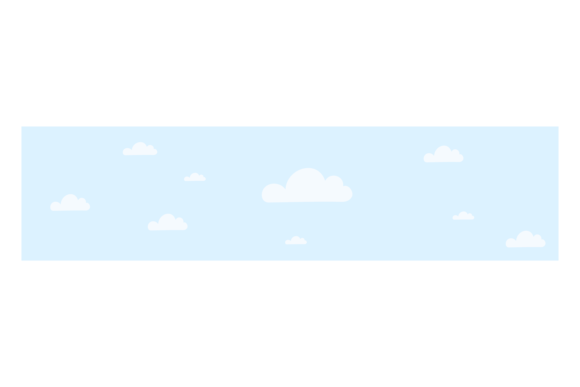 Sky with White Fluffy Clouds: A Day Color Vector Illustration Guide