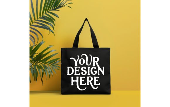 Tote Bag, color Black Mockup 9: A Designer's Instant Asset