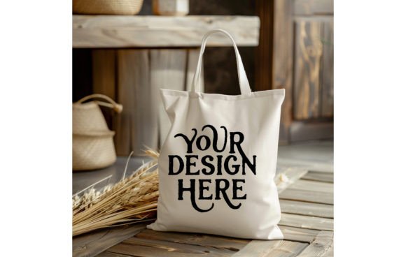 Tote Bag Ivory Color Mockup 7: A Clean Canvas for Your Designs