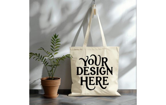 Tote Bag Ivory Color Mockup 9: Elevate Your Design Presentations