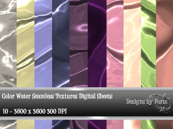 Transform Digital Projects with Color Water Seamless Textures