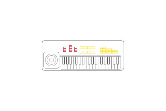 Unleashing Creativity with Music Instrument Keyboard Color Line