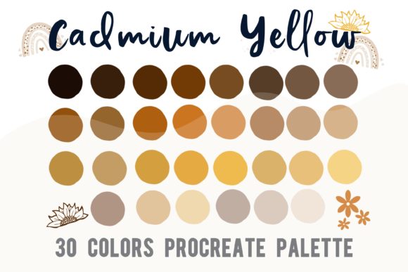 Unlock Vibrant Warmth with Procreate Color Palette Cadmium Yellow